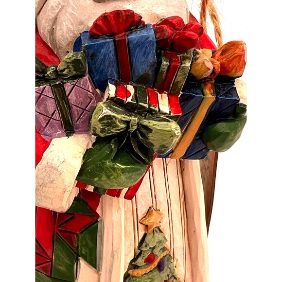 Jim Shore SANTA ARMS‎ FULL OF GIFTS Santa Ornament Heartwood Creek 6009464 New - Picture 14 of 14